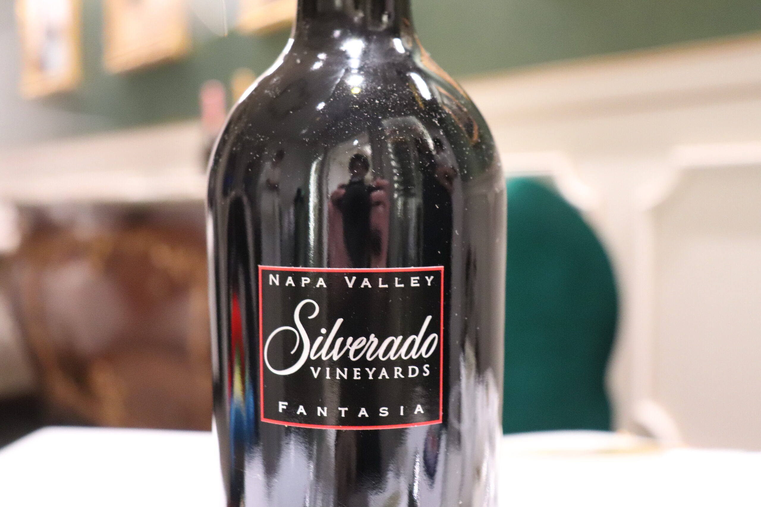 Silverado Vineyards Fantasiaのボトルラベル